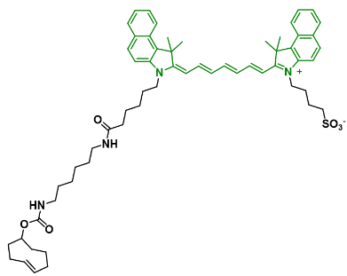 TCO-ICG，吲哚菁綠-反式環(huán)辛烯，ICG-TCO